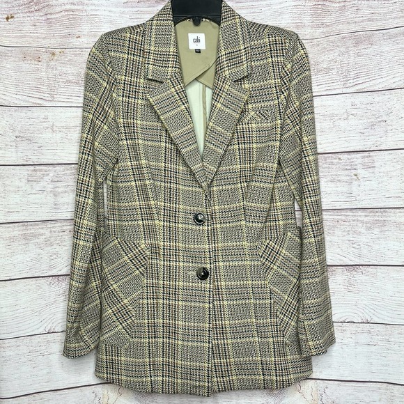 Cabi Women's Business Classic Pastime Plaid Blazer Jacket #3548 Size 6 - Picture 7 of 8